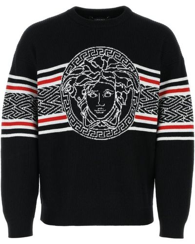 Versace Crew neck sweaters for Men | Online Sale up to 70% off | Lyst