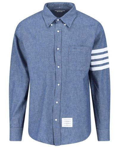 Thom Browne 4-Bar Shirt - Blue
