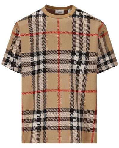 Burberry T-shirts And Polos - Natural