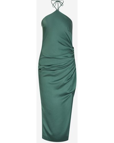 Jonathan Simkhai Pleated Maxi Dress - Green