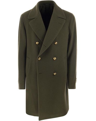 Tagliatore Arden - Double-breasted Wool Coat - Green