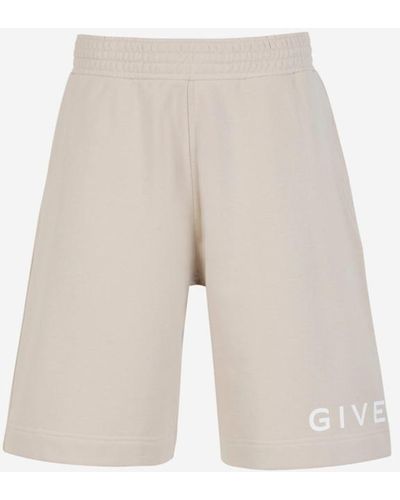 Givenchy Cotton Logo Bermuda Shorts - White