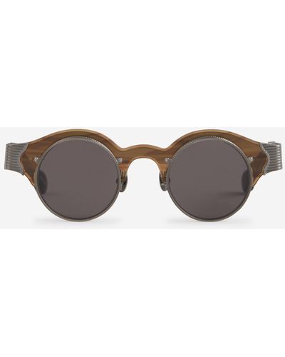 Matsuda Oval Sunglasses 10605h - Grey