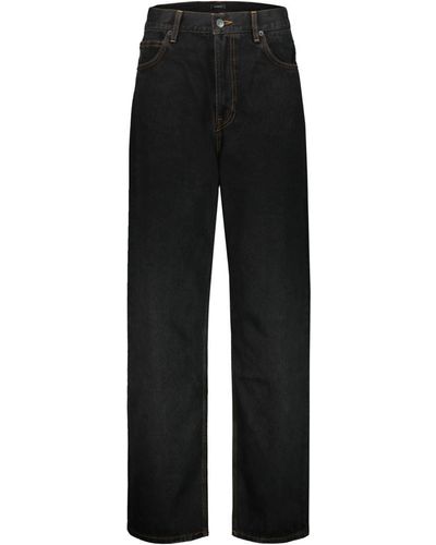 Wardrobe NYC Low Rise Jean Clothing - Black