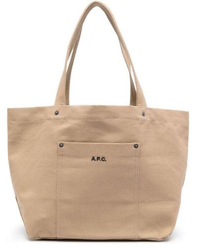 A.P.C. Bum Bags - Natural
