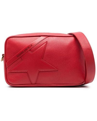 Golden Goose Mini Star Leather Crossbody Bag - Red