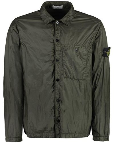 Stone Island Technical Fabric Overshirt - Black