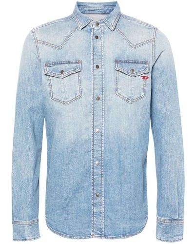 DIESEL Shirts - Blue