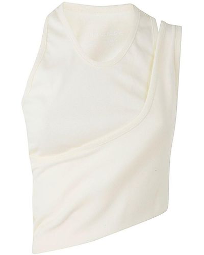 Low Classic Hole Point Top Clothing - White