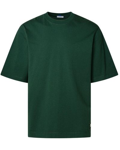 Burberry Cotton T-Shirt - Green