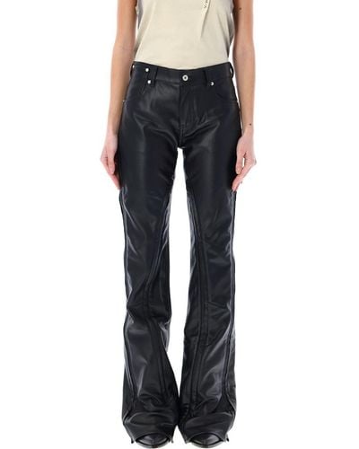 Y. Project Eco Leather Pants - Blue