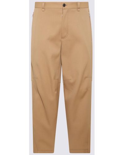 Lanvin Camel Wool Pants - Natural