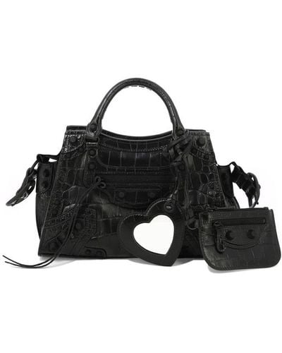 Balenciaga "Neo Cagole Xs" Handbag - Black