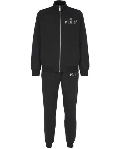 Philipp Plein Cotton Two-pieces Suit - Black
