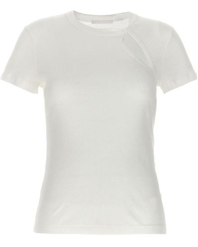 Helmut Lang Cut Out T-Shirt - White