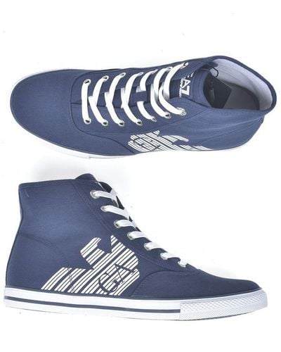 EA7 Emporio Armani Ea7 Ankle Boots Sneaker - Blue