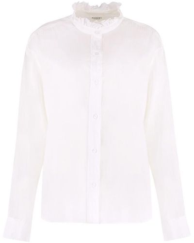 Isabel Marant Gamble Cotton Shirt - White