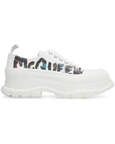 Alexander McQueen Tread Slick Low-top Sneakers - White