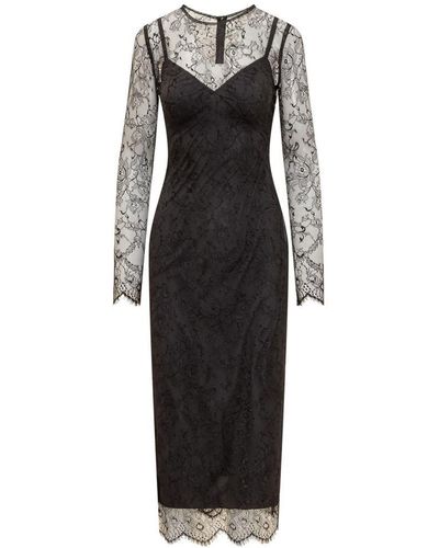 Dolce & Gabbana Lace Dress - Black