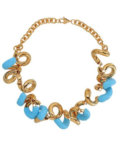 Sunnei 'Fusillo’ Necklace - Blue