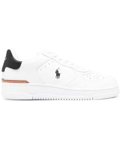 Polo Ralph Lauren Masters Crt-Sneakers-Low Top Lace Shoes - White