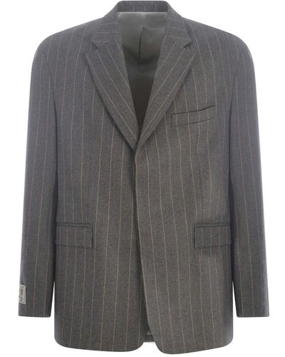 FAMILY FIRST Single-breasted Jacket - Grey