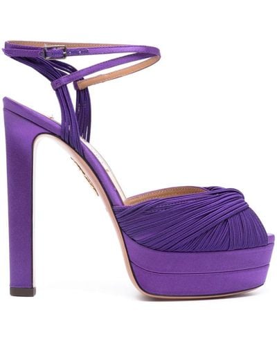 Aquazzura Sandals - Purple