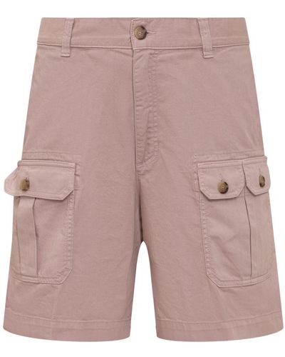 The Seafarer Bermuda Shorts With Pockets - Pink