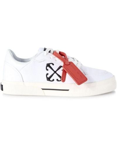 Off-White c/o Virgil Abloh Off- New Vulcanized Sneakers Shoes - Pink