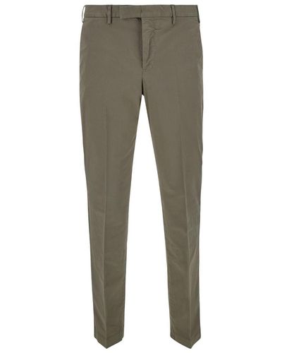 PT Torino Sartorial Slim Fit Grey Pants In Cotton Blend Man