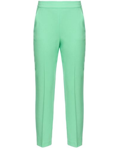 Pinko Ironed Crease Pants - Green