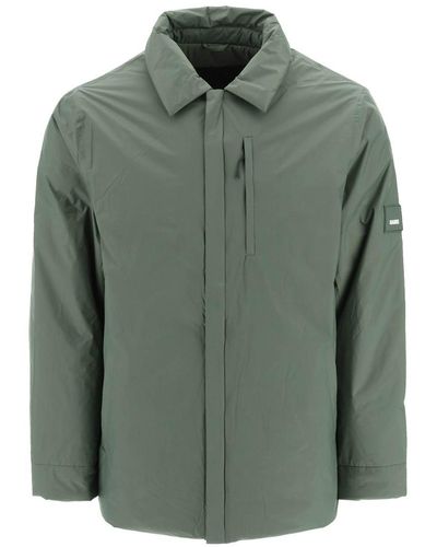 Rains Padded Fuse Overshirt Jacket - Green