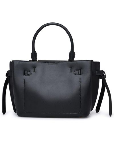 Michael Kors Leather Hamilton Legacy Bag - Black