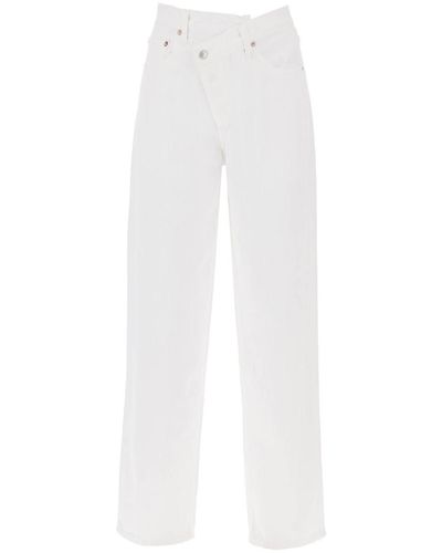 Agolde Criss-cross Jeans - White