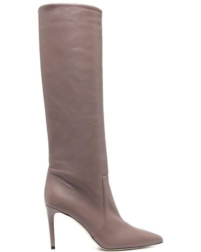 Paris Texas 90mm Leather Knee-high Boots - Brown