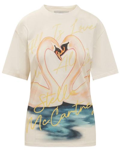 Stella McCartney Painted Swan T-shirt - White