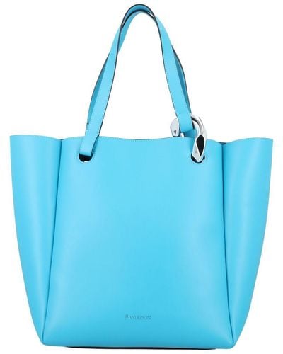 JW Anderson Chain Cabs Tote Bag - Blue