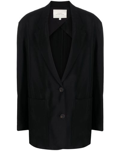 Studio Nicholson Cotton Blend Jacket - Black