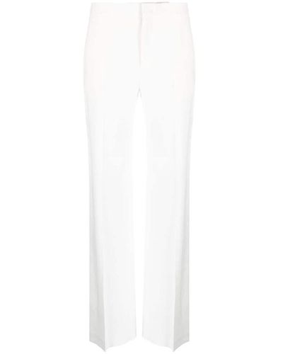 Isabel Marant High-waisted Tailored Trousers - White