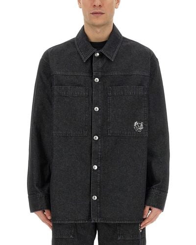 Maison Kitsuné Workwear Shirt - Black