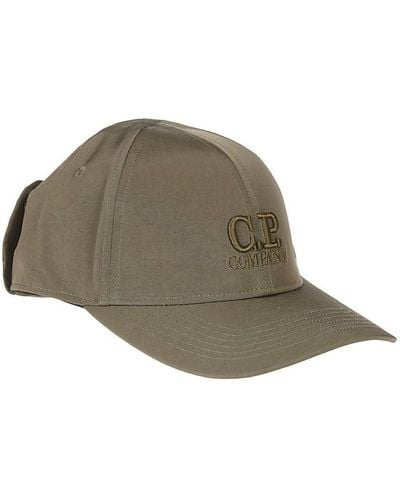 C.P. Company Chrome-R Goggle Military Cap - Green