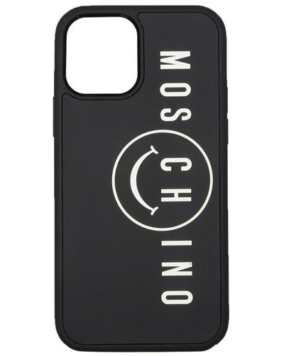 Moschino Iphone 12/12 Pro Cover - Black