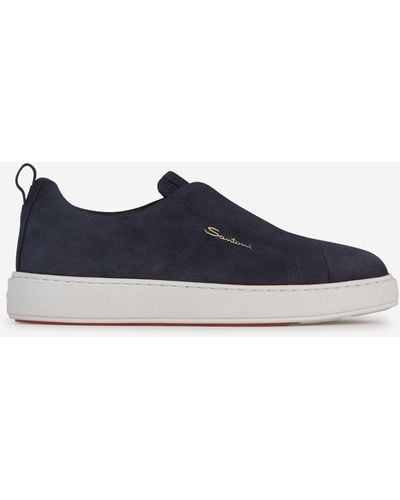 Santoni Slip-on Trainers - Blue