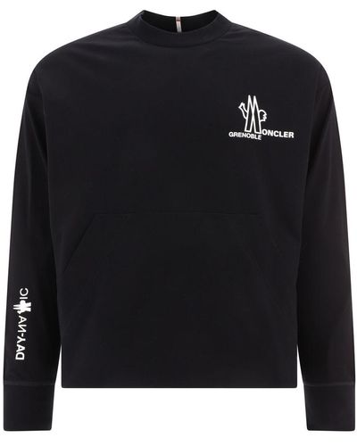 3 MONCLER GRENOBLE Logo Sweatshirt - Black