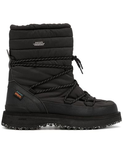 Suicoke Bower-evab-hi-lace Boots - Black