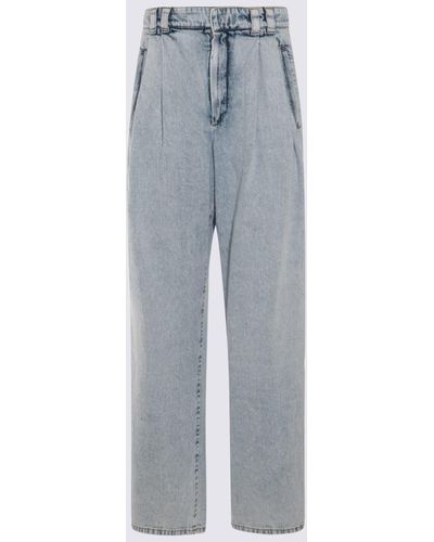 Brunello Cucinelli Light Cotton Pants - Grey