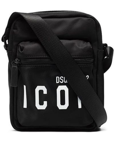 DSquared² Nylon Icon Crossbody Bag - Black