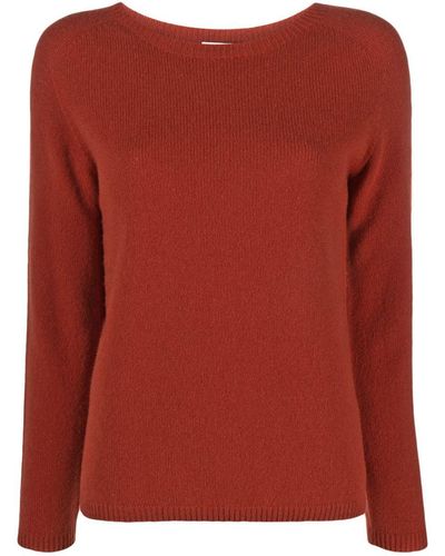 Max Mara Cashmere Crewneck Sweater - Red
