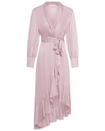 Zimmermann Midi Dresses - Pink