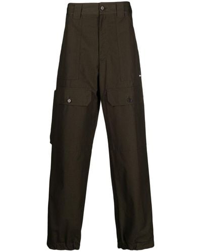 MSGM Cargo Tapered Trousers - Green